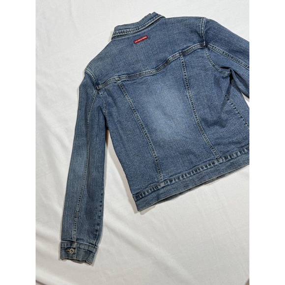 Vintage U.S. Polo Assn Large Denim Jacket Jean Logo Preppy Western EUC - Picture 6 of 12